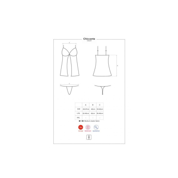 Chiccanta Babydoll - Noir